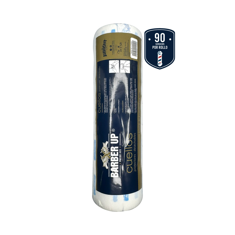 PAPEL PARA CUELLOS  X 5 ROLLOS BARBER UP